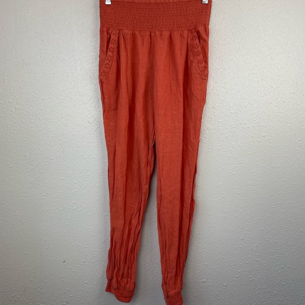 Burnt Orange Lightweight Pants Size XS